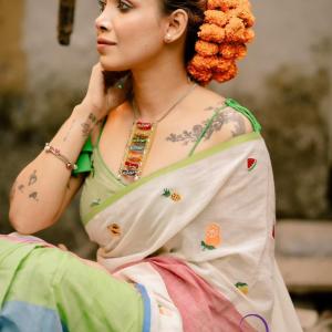 Foler bagan Saree